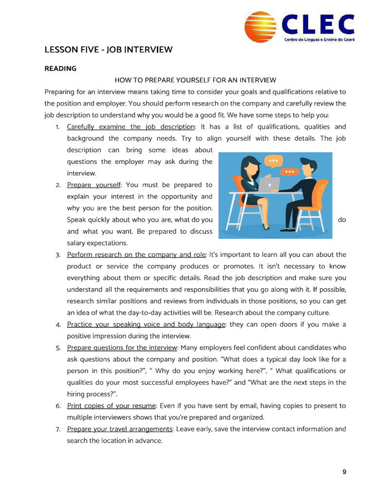 Job Interview | PDF