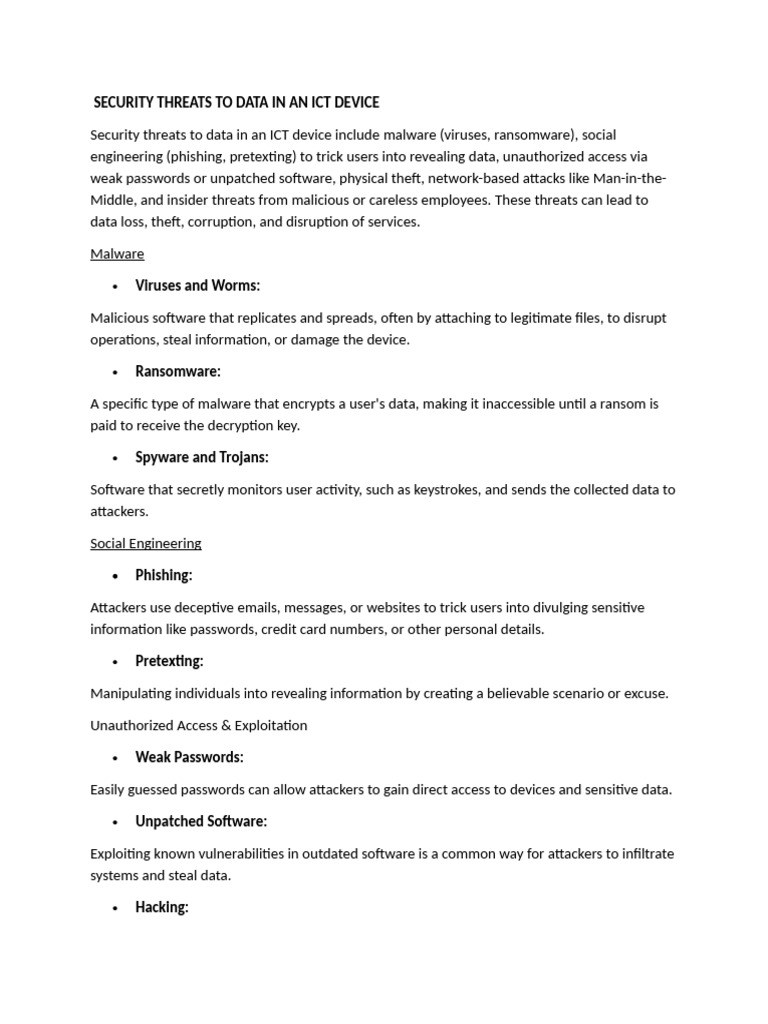 Safety and Ethics in Ict | PDF | Security | Computer Security