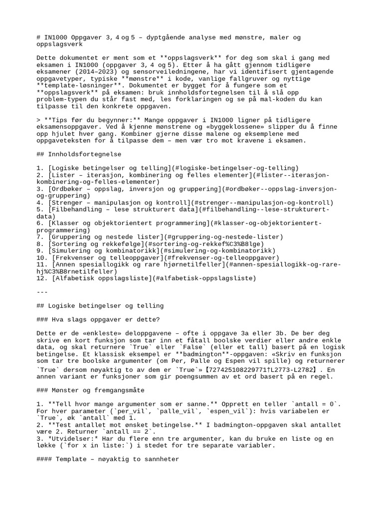 Exam Patterns Guide | PDF