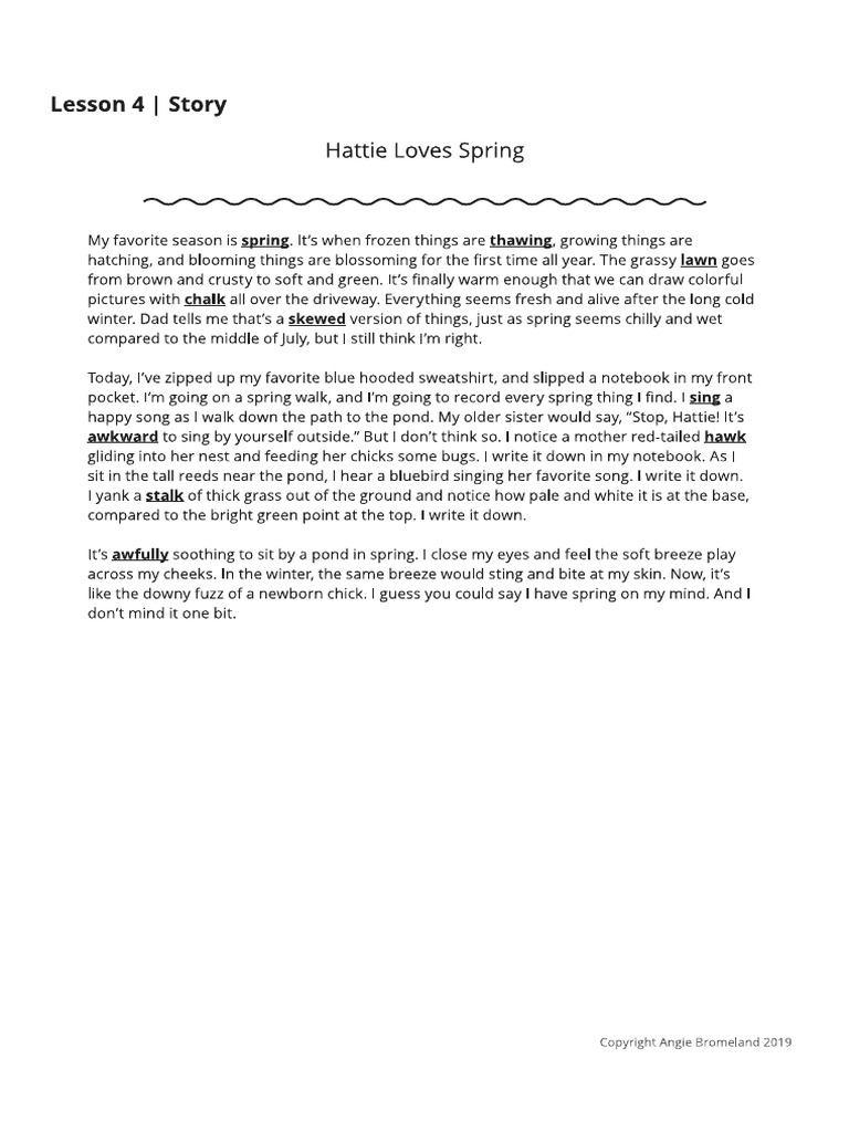 Lesson 4 | PDF