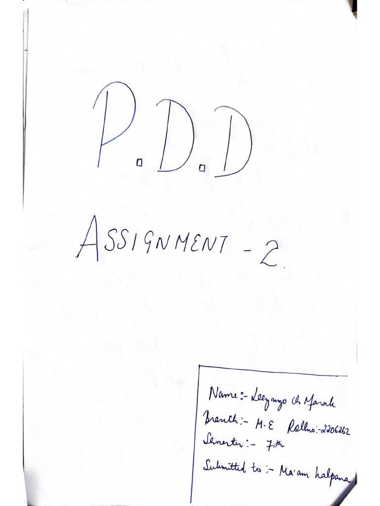 PDD Asgn2 | PDF