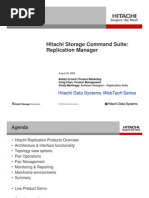 Hitachi Storage Command Suite Replication Manager