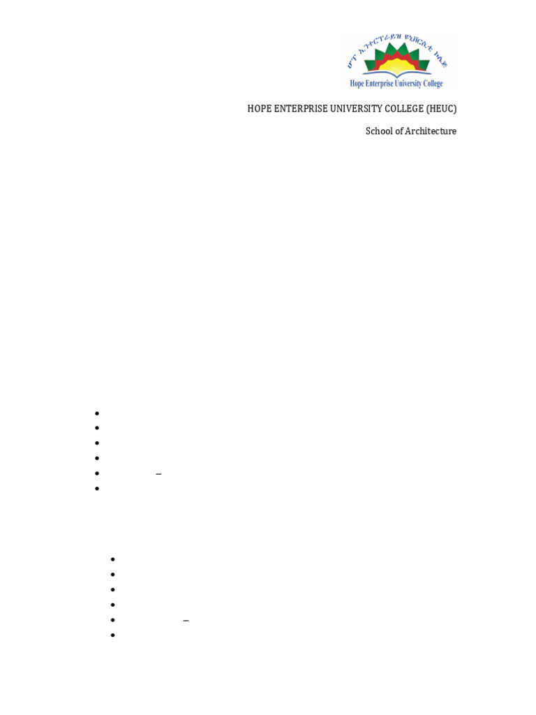 HEUC 5th Year Architecture Thesis Guideline | PDF | Thesis | Methodology