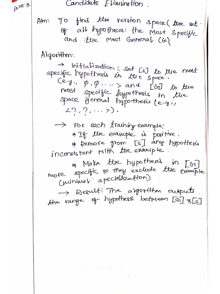 NNML Observation Ex - 3 To 6 | PDF
