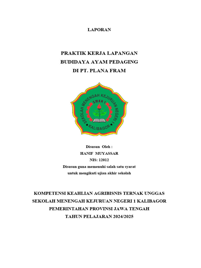 Laporan Hanip | PDF