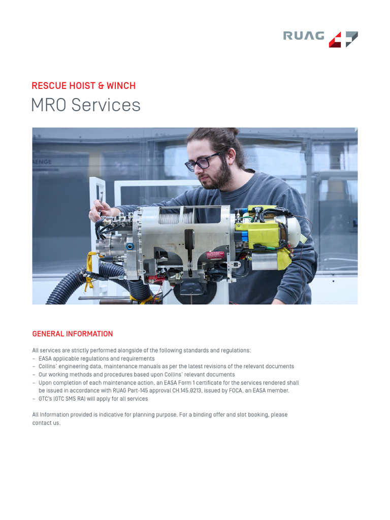 250331 Flyer Rescue Hoist | PDF | Mechanical Engineering