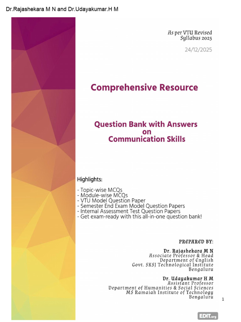 Module 6 | PDF | Communication | Stress (Linguistics)