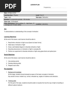 Lesson Plan