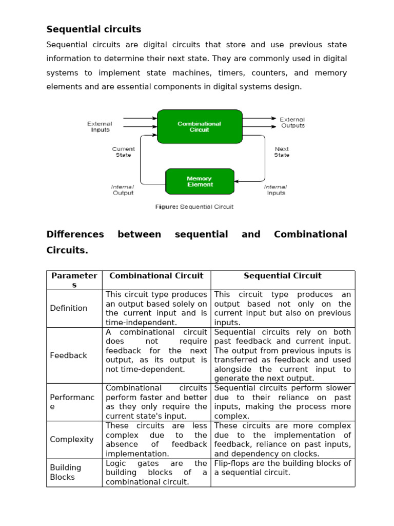 Sequential Circuits | PDF | Electronic Engineering | Computer Data