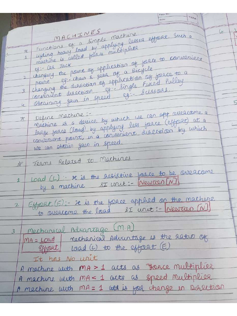 Machines Notes | PDF