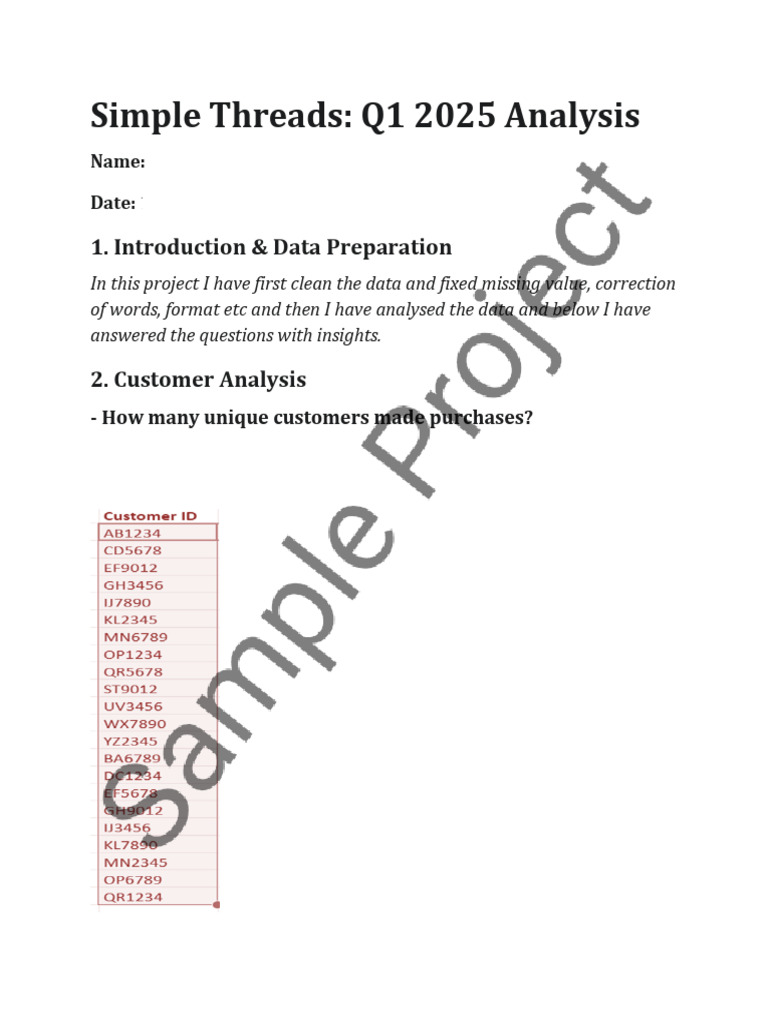 Bda Capstone Project Sample | PDF