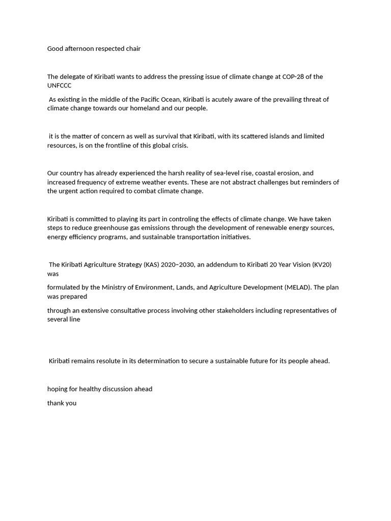 Gsl Speech | PDF