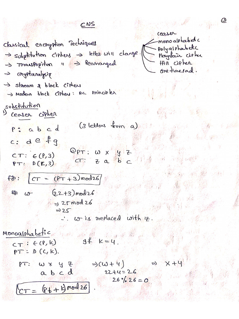 CNS Unit 1 | PDF