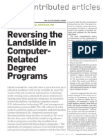 Reversing The Landslide in Computer-Related Degree Programs