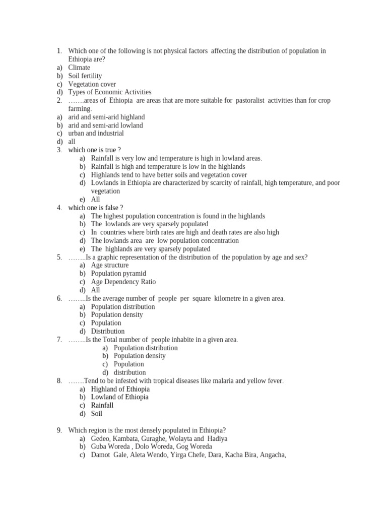 Geography Question Las | PDF | Lake | Drainage Basin