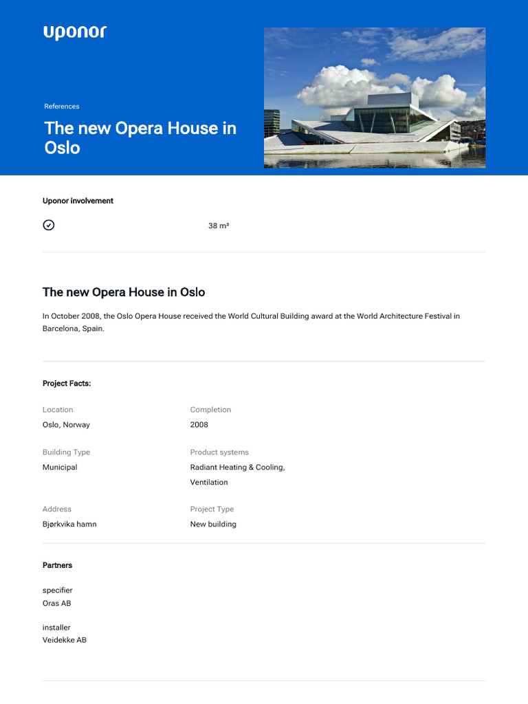 The New Opera House in Oslo | PDF