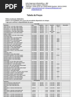 Tabela de Preços.09.02.11