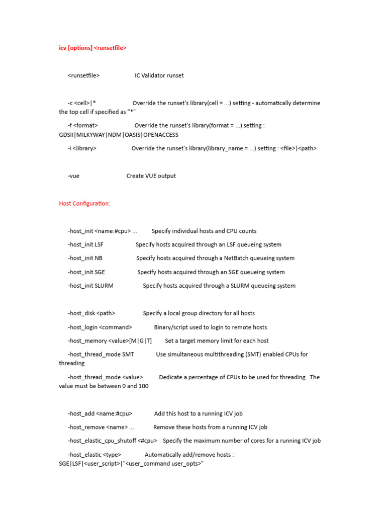 Icv Option | PDF | Central Processing Unit | Computing