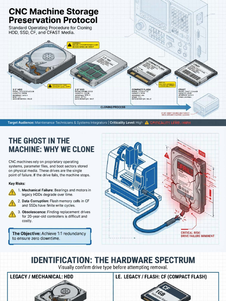 CNC Machine Drive Cloning Protocol | PDF | Solid State Drive | Hard ...