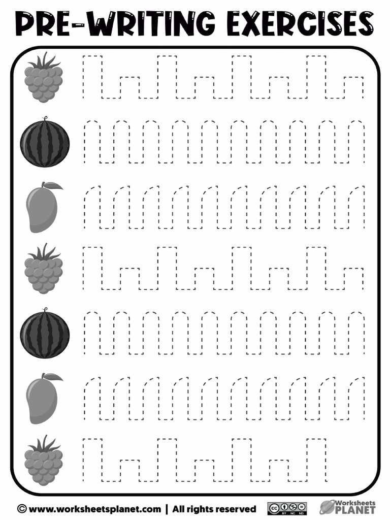 Play Group Pre Writing Activities | PDF