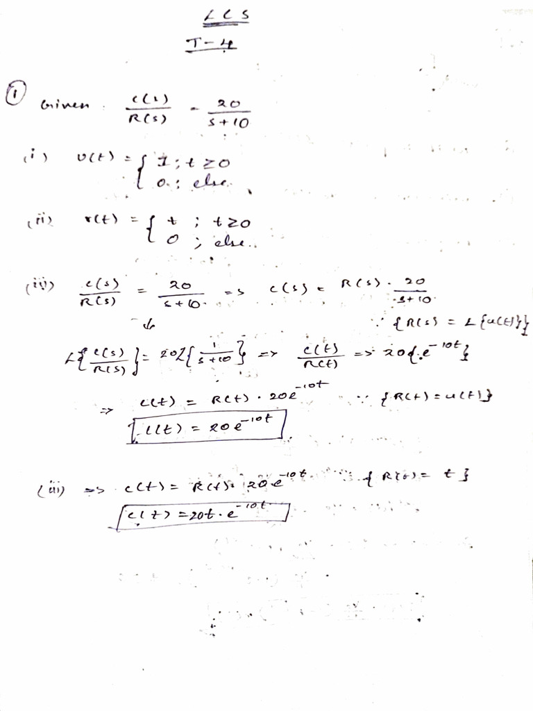 Solutions Lcs Tutorial 4 | PDF