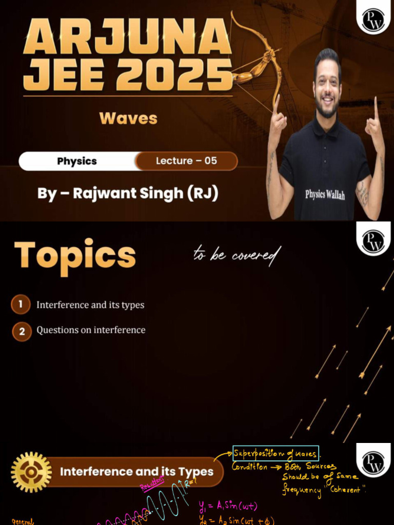 (Physics) Waves 05 Class Notes Arjuna JEE 2025 | PDF