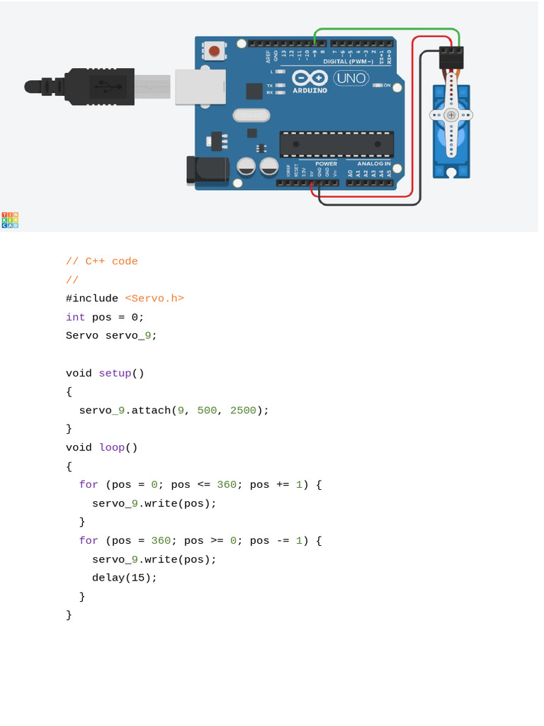 Servo Motor Code | PDF