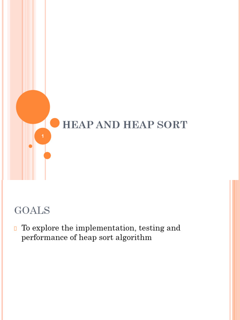 Lec 8 3 Heap Sort.ppt | PDF | Algorithms | Algorithms And Data Structures