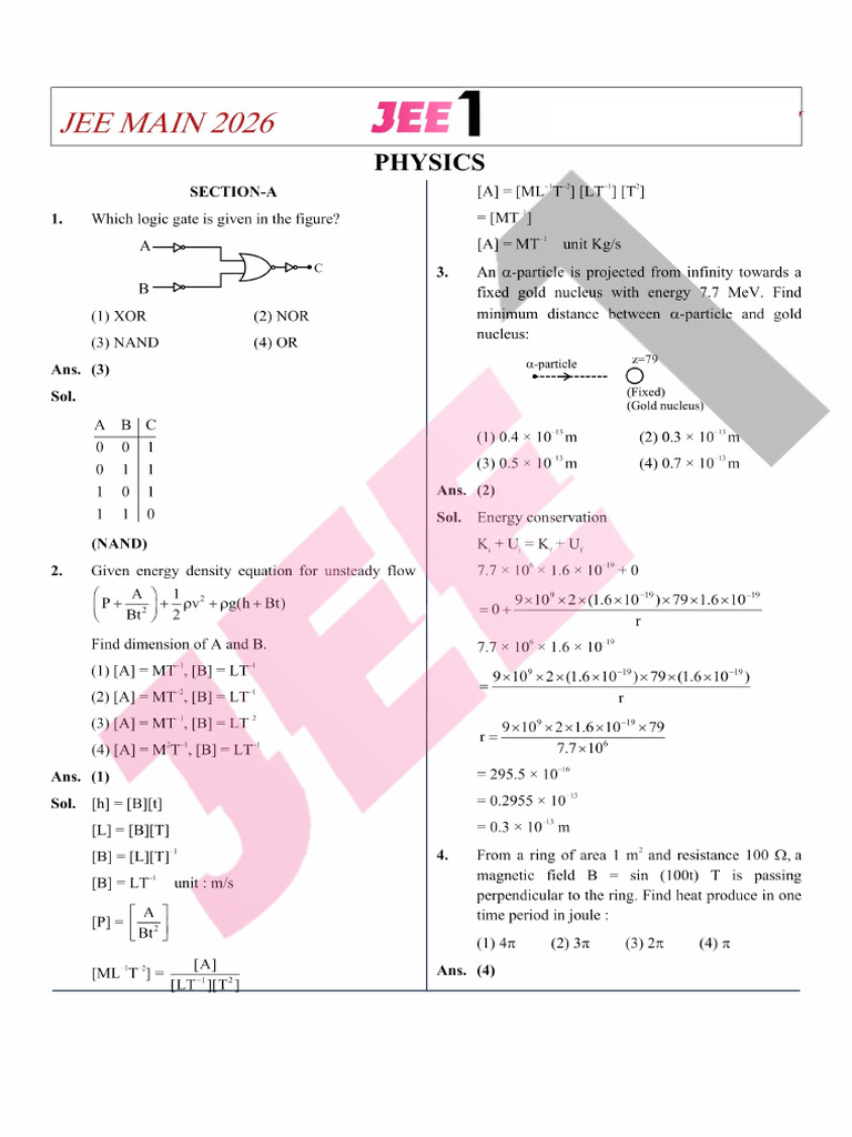 Jan 21 Shift - 1 | PDF | Amine | Isomer