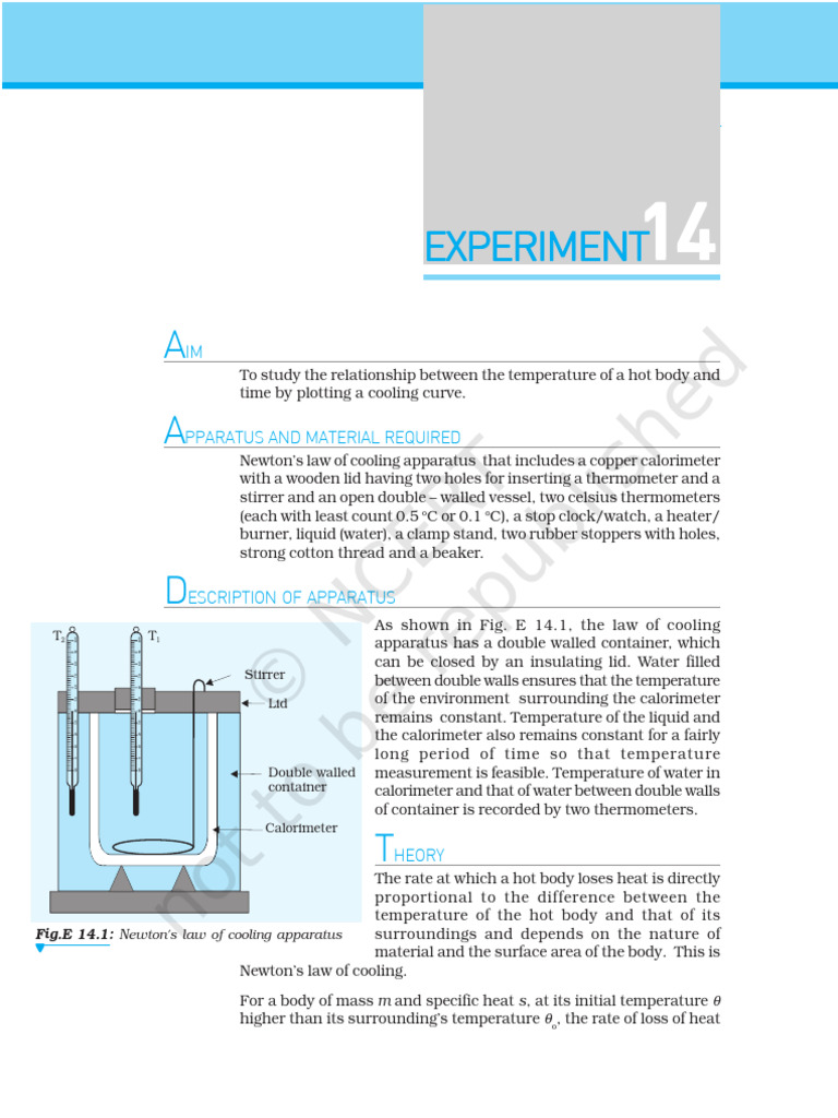 CBSE Class 11 Physics Experiments 14 To 17 | PDF | Resonance | Tension ...