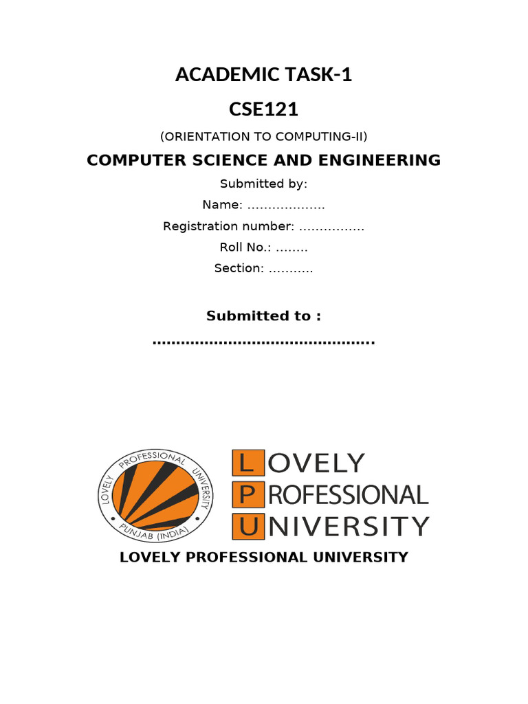 CSE121 CA1 Template | PDF | Science | Computing