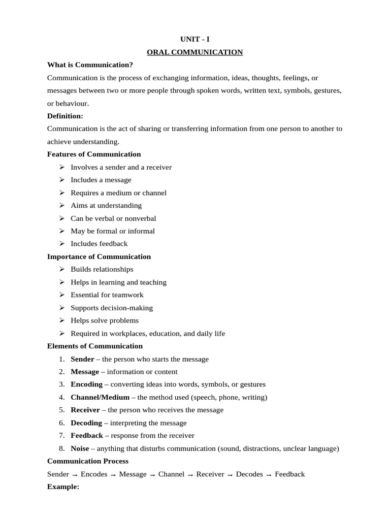 English Essentials - II Study Materials | PDF | Communication ...