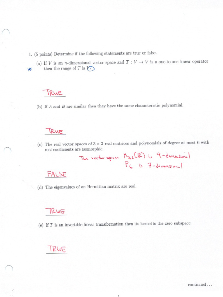 2019W Practice Final Solutions | PDF