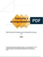 Asesoría y Acompañamiento 2011