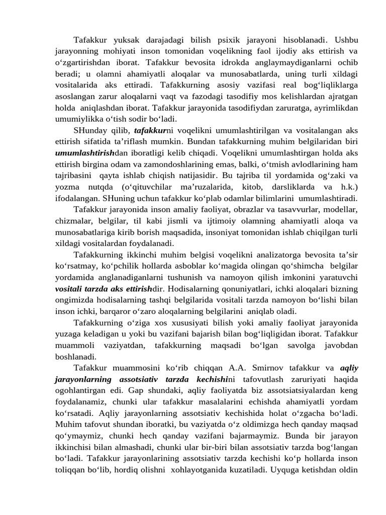 7 mavzu | PDF