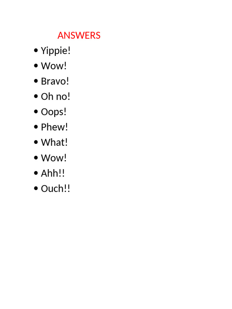 ANSWERS 1 | PDF