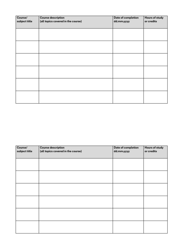 Course Descriptions | PDF