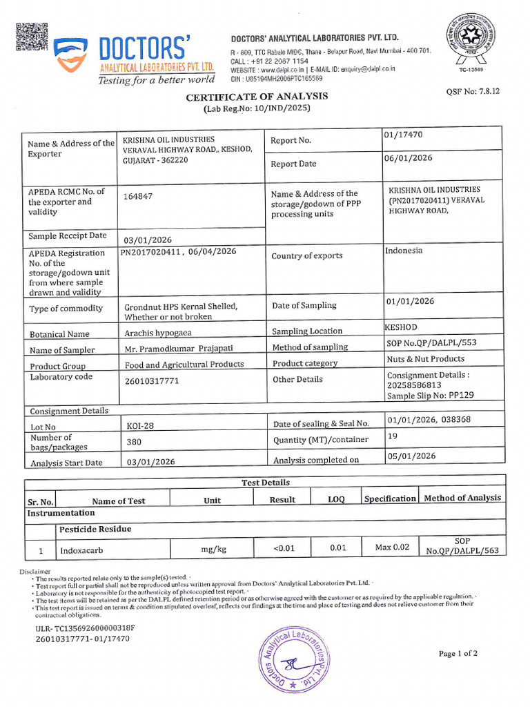 26010317771 COA | PDF