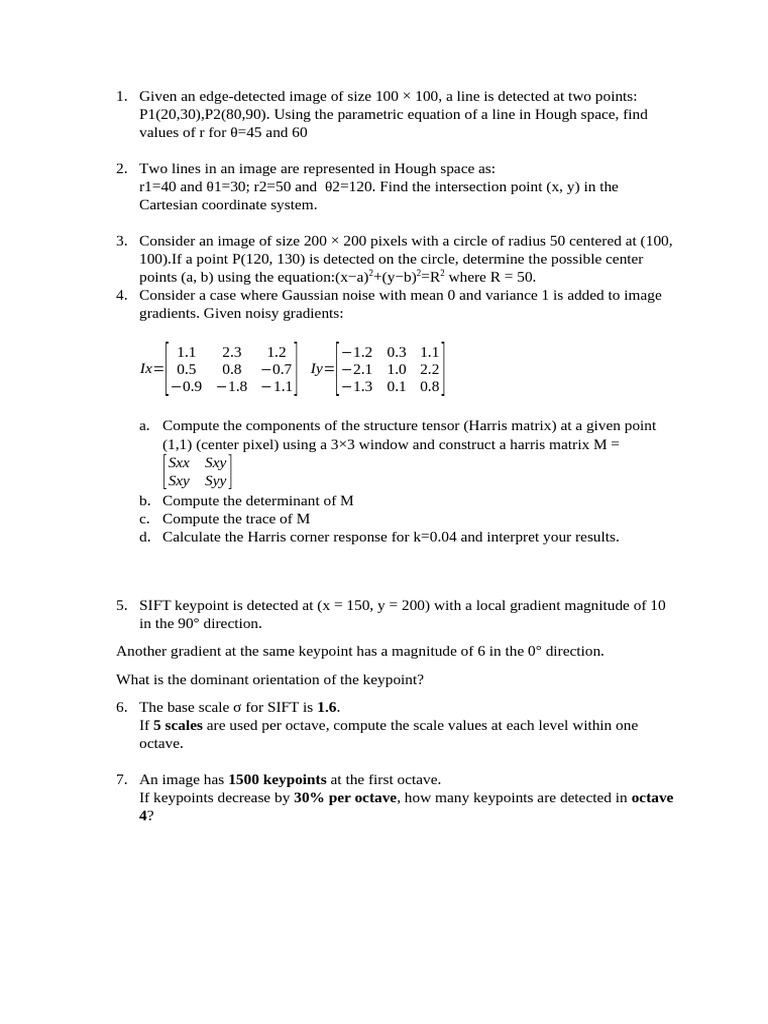 Numerical SIFT | PDF