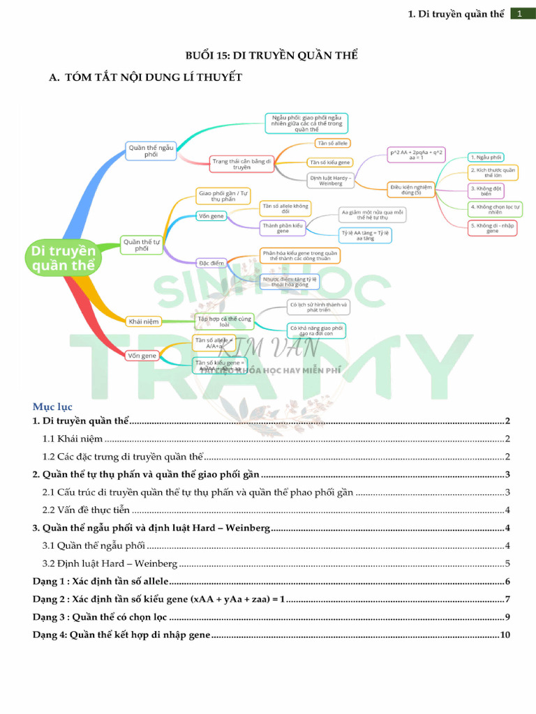 Buoi 15 Di Truyen Quan The | PDF