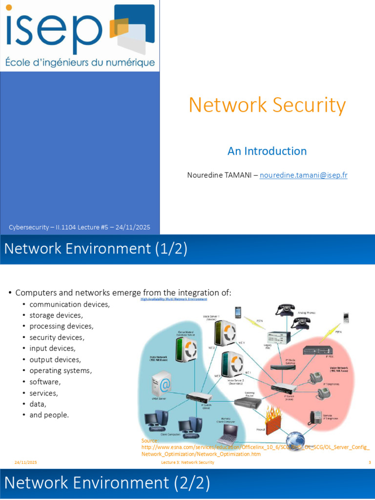 Lecture Network Security Introduction 25 26 | PDF | Osi Model ...