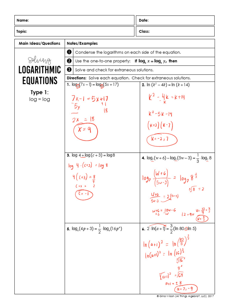 3.13 Solving Logarithmic Equations | PDF | Chess Theory | Chess