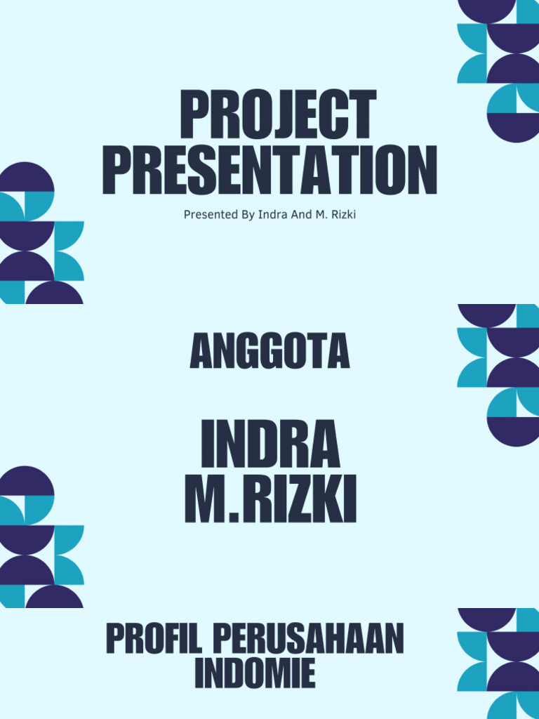 Blue Simple Geometric Project Presentation - 20260119 - 191910 - 0000 | PDF
