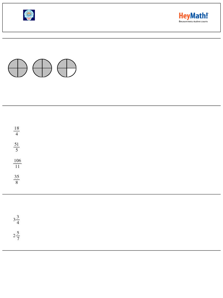 Class Four Mathematics | PDF