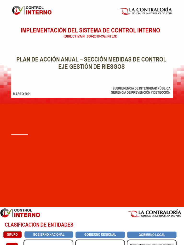 Orientaciones Plan de Acción Anual - Sección Medidas de Control 2021 ...