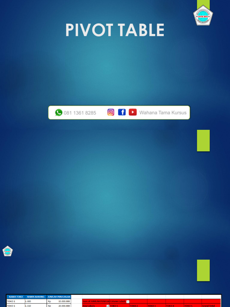 Pivottable | PDF