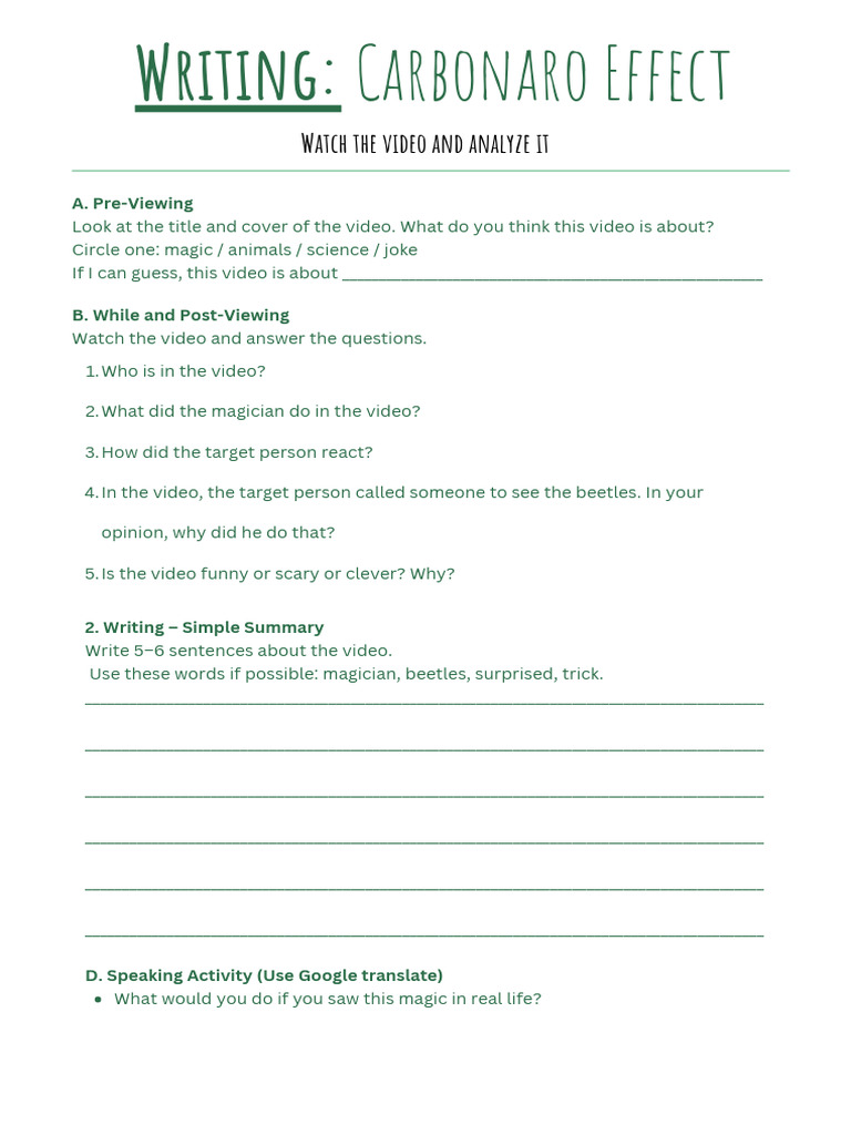 CJJ - Writing - Let's Have Fun | PDF