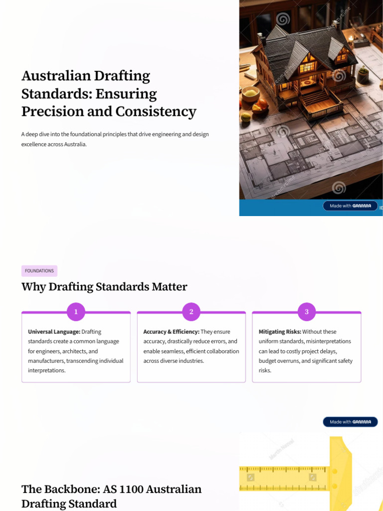 Australian Drafting Standards Ensuring Precision and Consistency | PDF ...