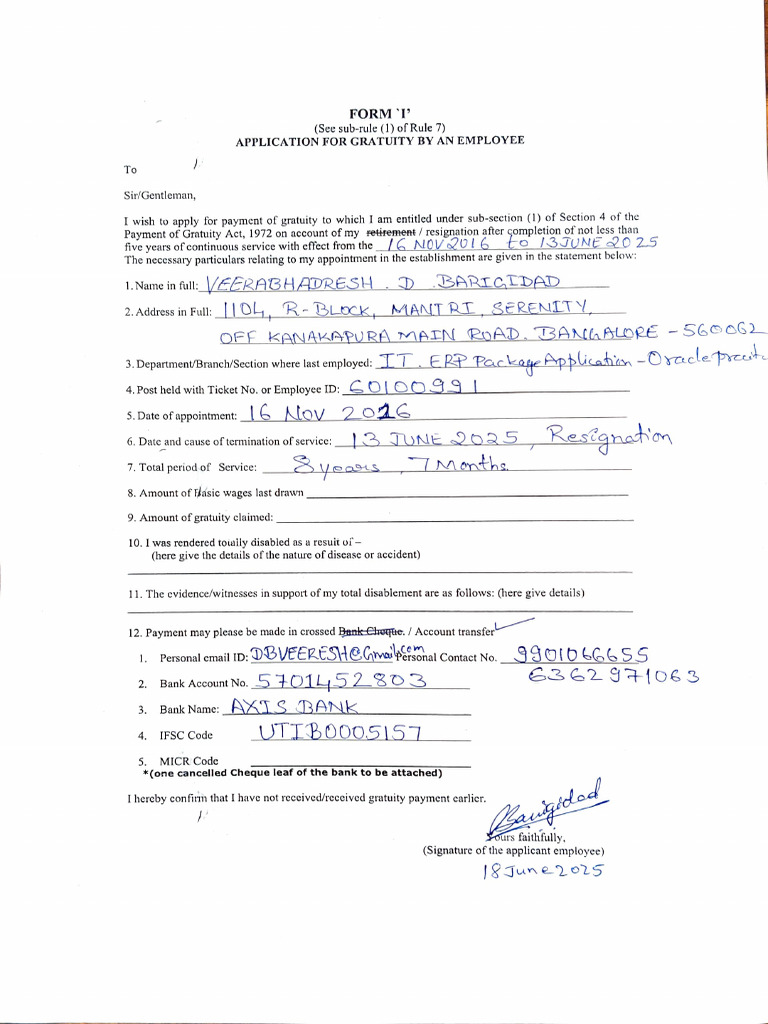 Form 1 | PDF
