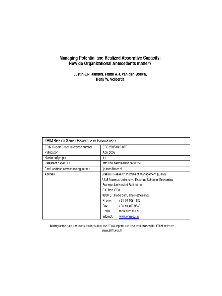 Ers 2005 025 STR | PDF | Cognition